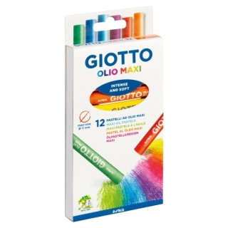 estuche con asa de 12 barras pintura oleo giotto f293400