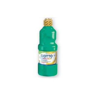 giotto tempera escolar 500 ml botella verde