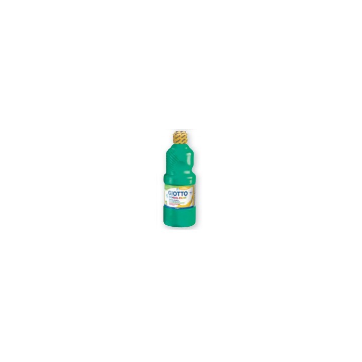 giotto tempera escolar 500 ml botella verde