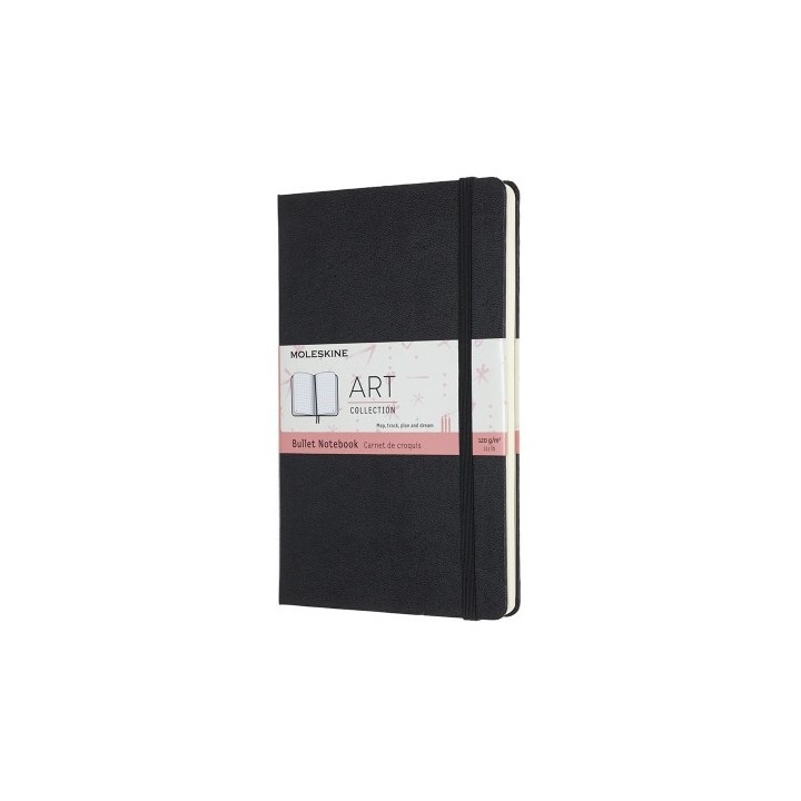 libreta de arte bullet l (13x21cm) negra moleskine artbulnt3