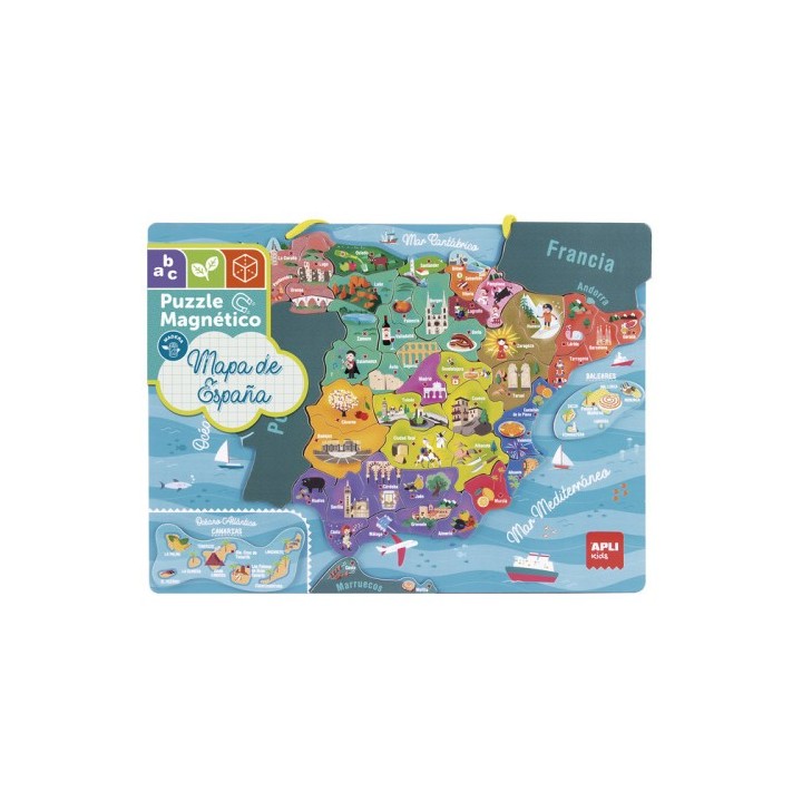 mapa magnetico de espana apli 18893