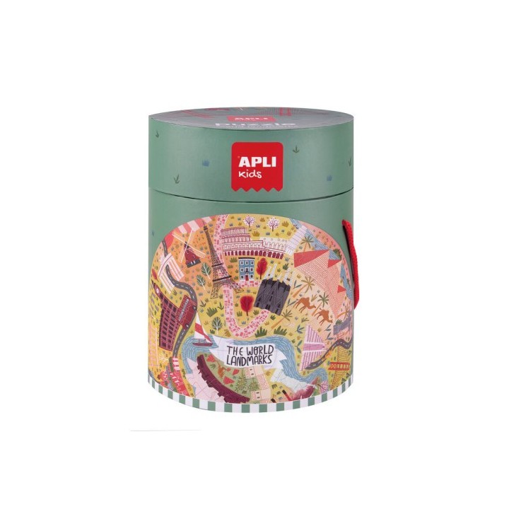 puzzle circular monumentos 48u apli 19135