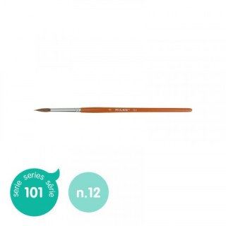 pincel escolar redondo serie 101, no 12 milan 80312