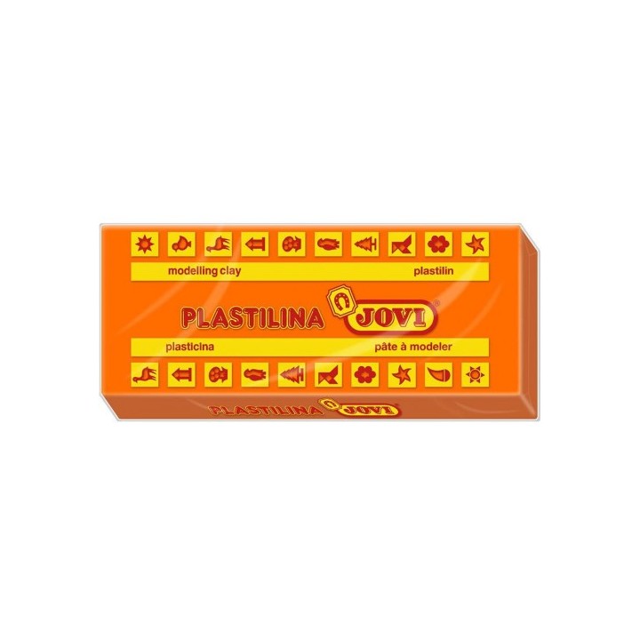 caja 15 pastillas plastilina 150 g - naranja jovi 7104
