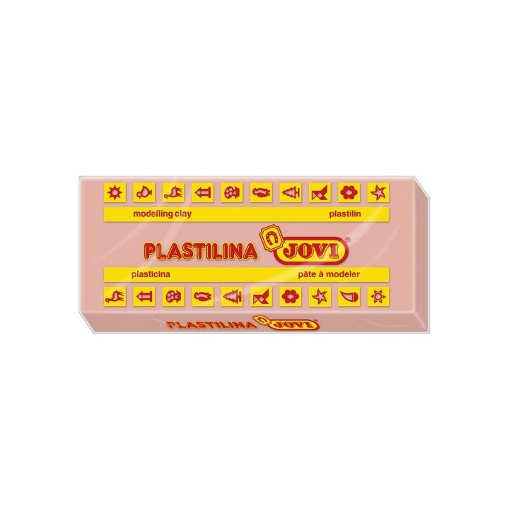 caja 15 pastillas plastilina 150 g - rosa jovi 7107