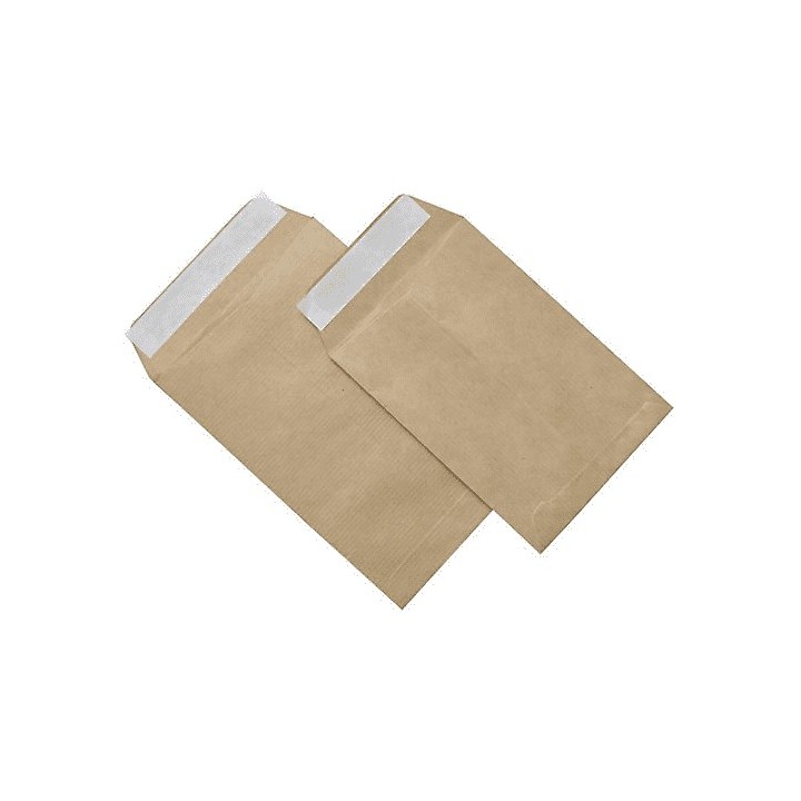 caja 1000 bolsas salarios (120x170) kraft 70 grs. autosam autoadhesivo con tira de silicona sam 1409