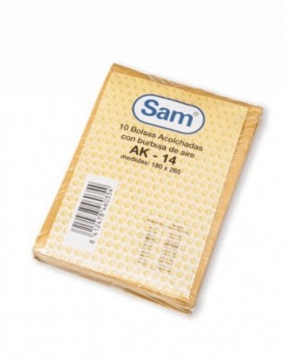 paquete 10 uds. bolsa air bag acolchada envios especiales ak-14 kraft autoadhesivo medida interior 1