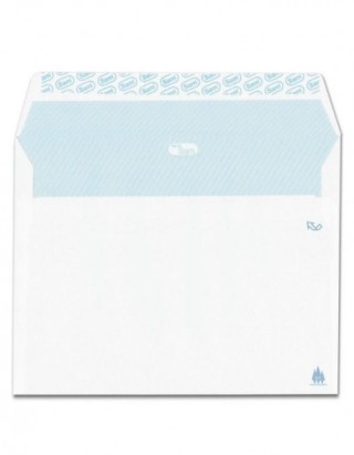 caja 250 sobres cuartilla prolongado (190x250) offset blanco 90 grs. autosam autoadhesivo con tira d