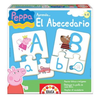juego aprendo el abecedario peppa pig de 4-5 anos educa borras 15652