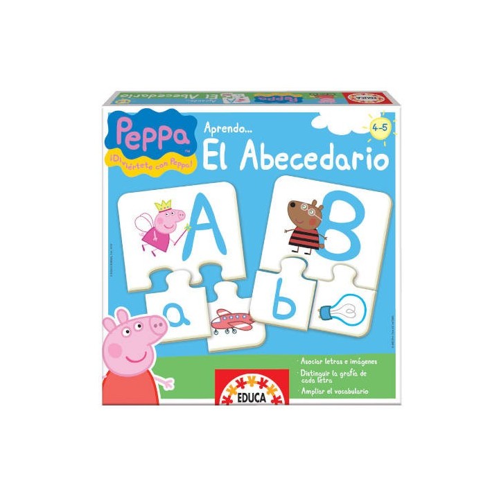 juego aprendo el abecedario peppa pig de 4-5 anos educa borras 15652