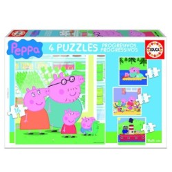 Puzzle Progresivos Peppa...