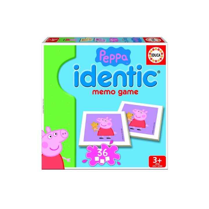 juego identic peppa pig +3 anos educa borras 16227