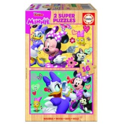 Puzzle Madera Minnie Happy...