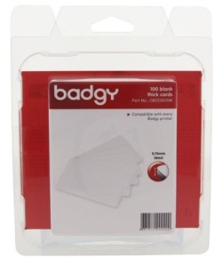 Pack 100 Tartejas Pvc Badgy...