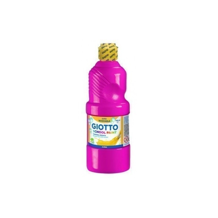 giotto tempera escolar 500 ml botella magenta
