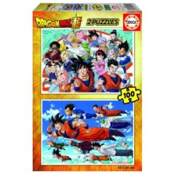 Puzzle 2x100 Dragon Ball De...