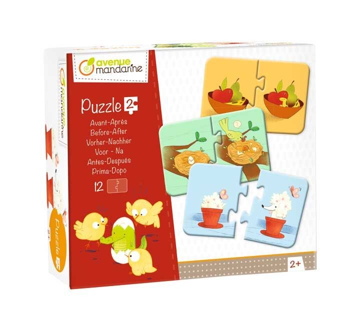 puzzle 24 pz. mandarine antes y despues je514c