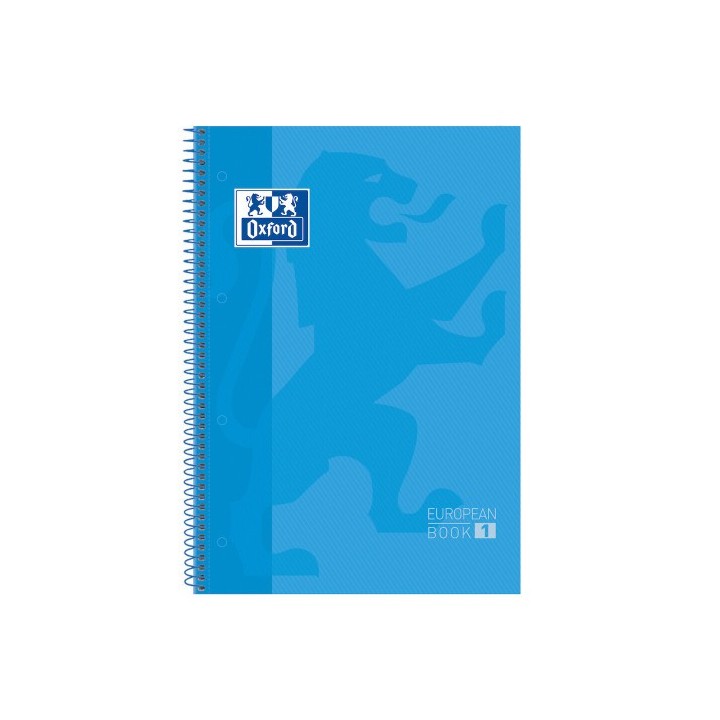 oxford europeanbook 1 cuaderno y block a4+ 80 hojas azul