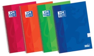 oxford 100430151 cuaderno y block 80 hojas colores surtidos
