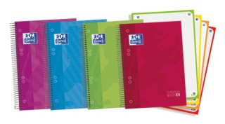 oxford europeanbook 4 cuaderno y block a5 120 hojas colores surtidos