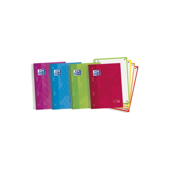 oxford europeanbook 4 cuaderno y block a5 120 hojas colores surtidos