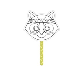 (obsoleto) mascara clf color c/palo mapache