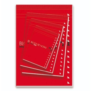 bloc de notas con tapa 60 grs. folio (215x310mm.) 80 hojas cuadricula 4x4 pacsa 18900