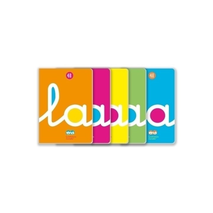 libreta lamela formato a4 rayado 4 mm - 50 hojas polipropileno 90 grs. lamela 06a4p04