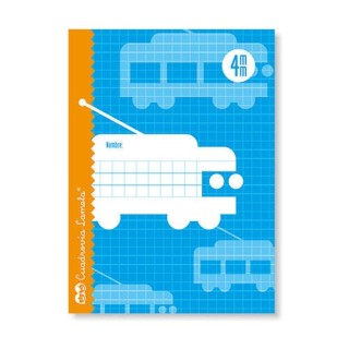 libreta cubierta basica 4o rayado 4 mm 16 hojas lamela 05004