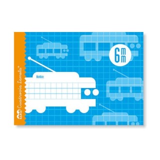 libreta cubierta basica 4o apaisado rayado 6 mm 16 hojas lamela 05006