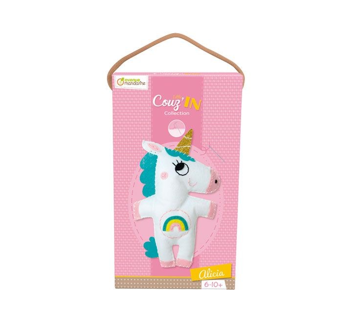 kit mandarine fieltro little couzin unicornio