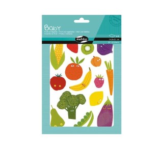 bl. 87 pegatinas maildor baby frutas+verduras