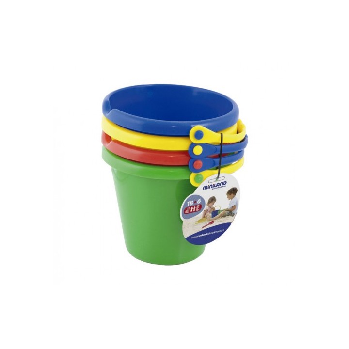 juego cubo set 4 unidades miniland 29005