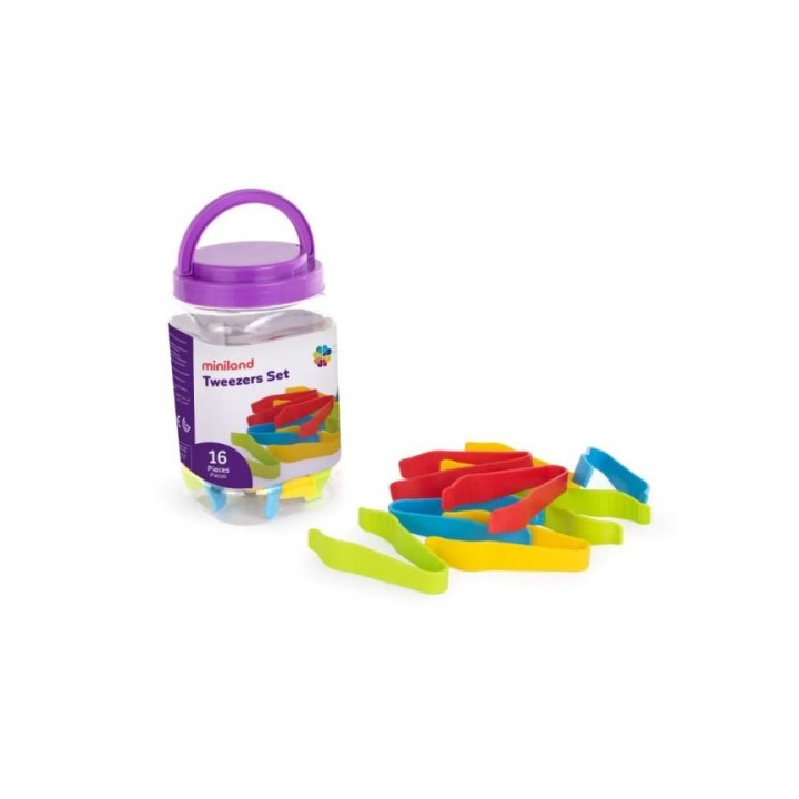 set 16 pinzas infantiles  miniland 5005031782
