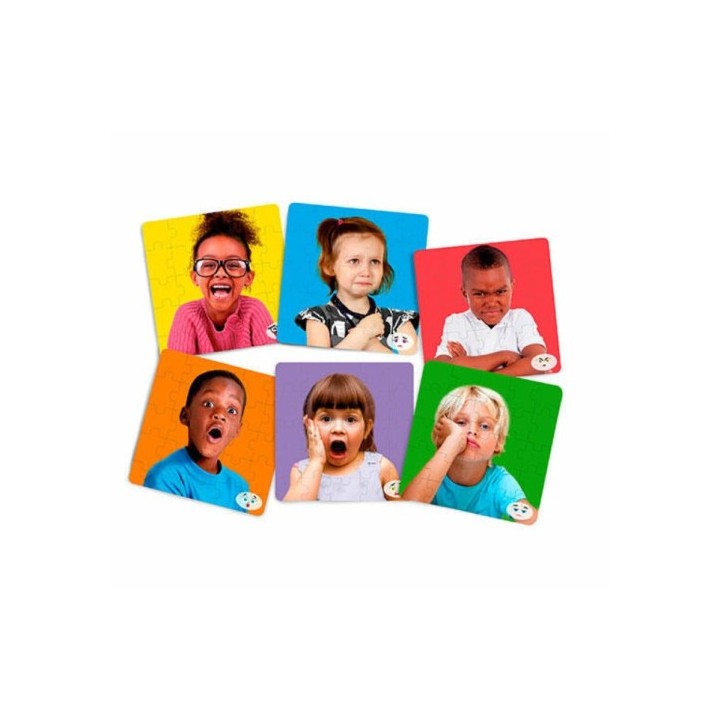 set 6 puzzles emociones miniland 5005035270