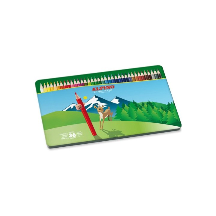 alpino al010760 laapiz de color multicolor 36 pieza(s)