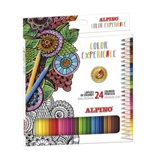 alpino al000247 lapiz de color negro, azul, bronce, marron, verde, gris, azul claro, verde claro, ro