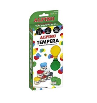 estuche tempera 7 x 40ml alpino dm020921