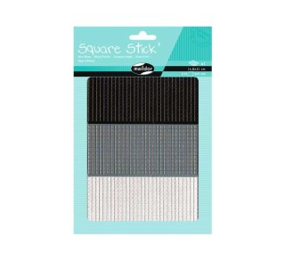 bl. 1h pegatinas maildor mosaico 0.5cm neg-blan
