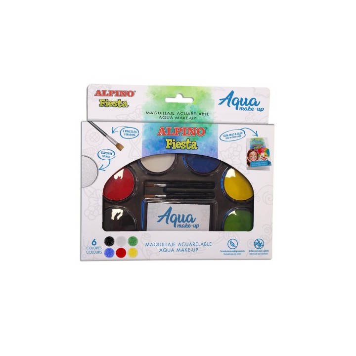 blister paleta maquillaje acuarelable alpino dl000620