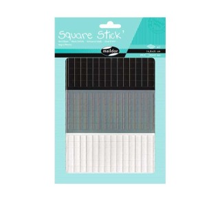 bl. 1h pegatinas maildor mosaico 1cm neg-blan