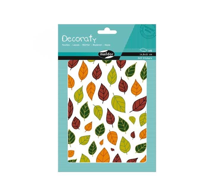bl. 249 pegatinas maildor decorar hojas