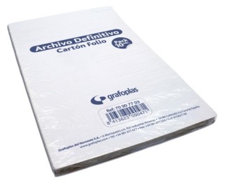 pack 10 archivadores definitivos carton folio 360x253x100mm blanco grafoplas 70907703