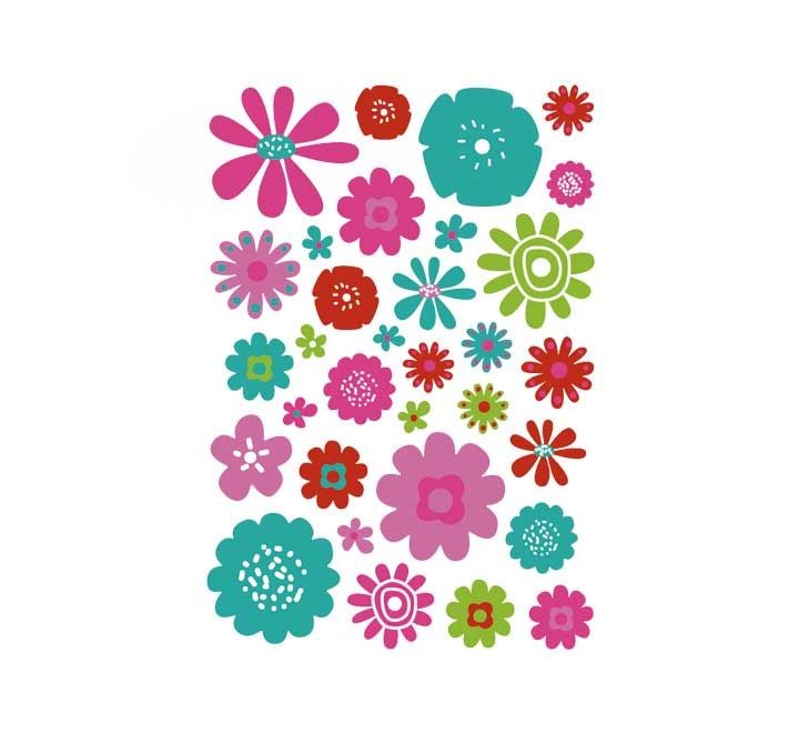 bl. 600 pegatinas maildor decorar flores