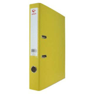 archivador palanca 45 color amarillo a4 lomo estrecho 290x320x55 grafoplas 17269360