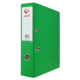 archivador palanca 65 color verde claro a4 lomo ancho 290x320x75 grafoplas 17269523