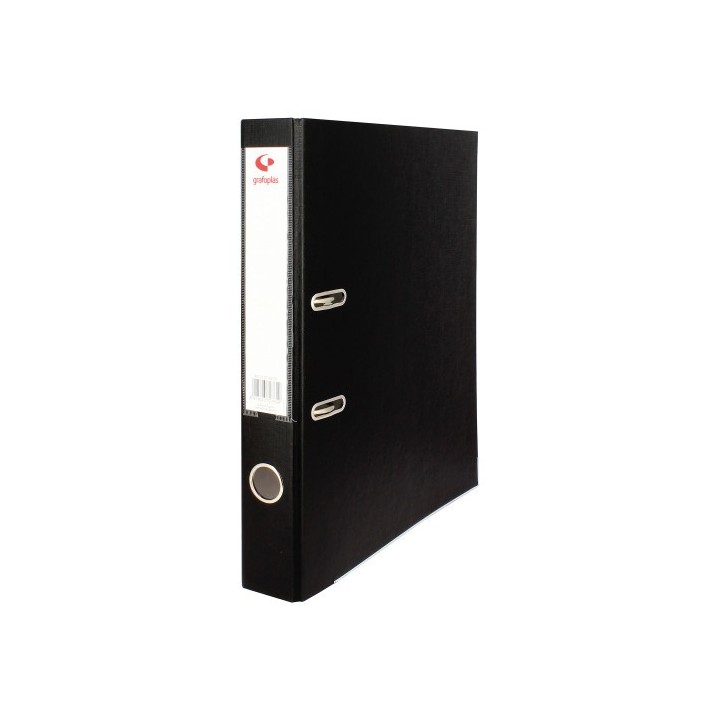 archivador palanca 45 color negro folio lomo estrecho 290x350x55 grafoplas 17279310
