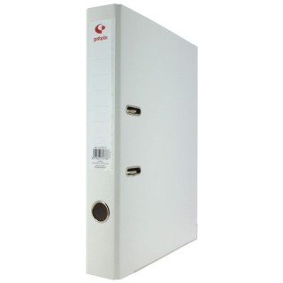 archivador palanca 45 color blanco folio lomo estrecho 290x350x55 grafoplas 17279370