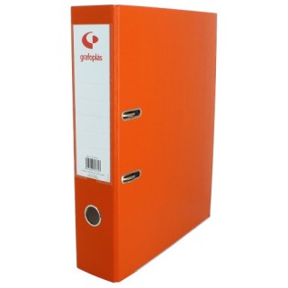 archivador palanca 65 color naranja folio lomo ancho 290x350x75 grafoplas 17279552