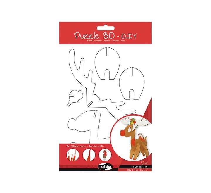 bl. puzzle 3d maildor diy colorear reno